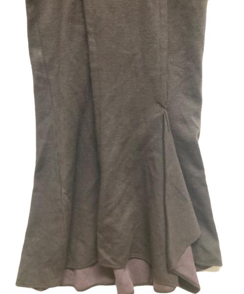 L'Or（ロル）L'Or (ロル) 長袖ワンピース ダークブラウン サイズ:Mの古着・服飾アイテム