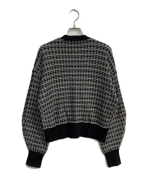 Mila Owen（ミラオーウェン）Mila Owen (ミラオーウェン) 金釦クルーネックニットカーディガン　09WND245192 ブラックの古着・服飾アイテム