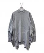 UN3D.アンスリード）の古着「コクーンスリーブデザインニット」｜グレー