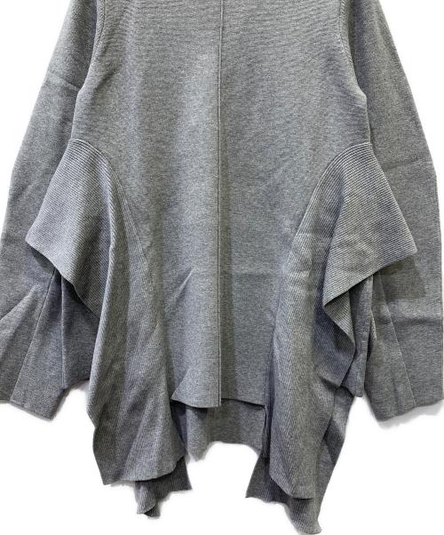 UN3D.（アンスリード）UN3D. (アンスリード) コクーンスリーブデザインニット グレー サイズ:Fの古着・服飾アイテム