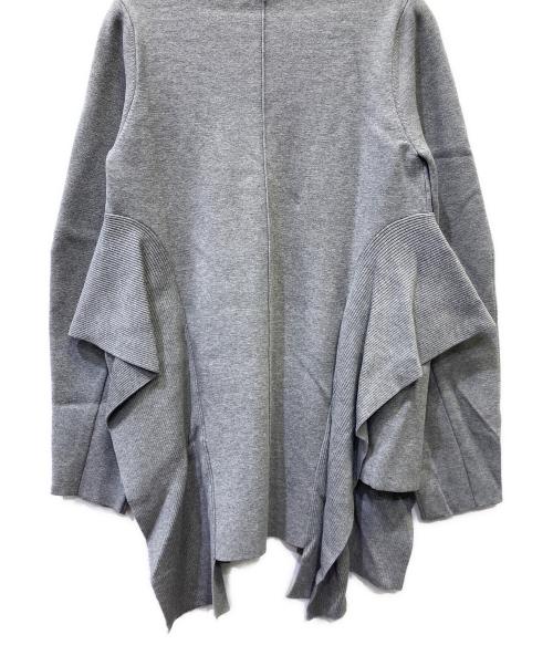 UN3D.（アンスリード）UN3D. (アンスリード) コクーンスリーブデザインニット グレー サイズ:Fの古着・服飾アイテム