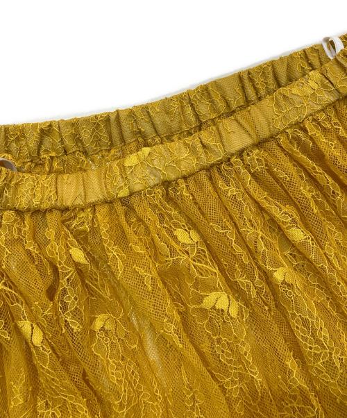 Mila Owen（ミラオーウェン）Mila Owen (ミラオーウェン) ニットプルオーバー×レーススカートコーデSET オレンジ サイズ:Freeの古着・服飾アイテム