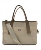 HER LIP TOハーリップトゥ）の古着「Trois Logo Basic トートバッグ」｜ベージュ