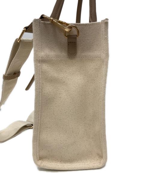 HER LIP TO（ハーリップトゥ）HER LIP TO (ハーリップトゥ) Trois Logo Basic トートバッグ ベージュの古着・服飾アイテム