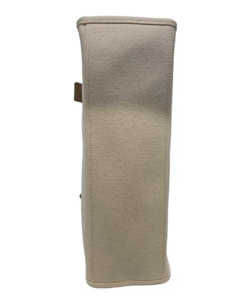 HER LIP TO（ハーリップトゥ）HER LIP TO (ハーリップトゥ) Trois Logo Basic トートバッグ ベージュの古着・服飾アイテム