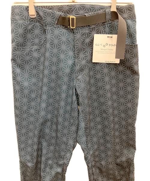 infinity peaks（インフィニティ ピーク）infinity peaks (インフィニティ ピーク) Monpe Climber 麻ブルー サイズ:SIZE Sの古着・服飾アイテム