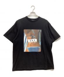 GOD SELECTION XXX（ゴッドセレクショントリプルエックス）の古着「プリントTシャツ」｜ブラック