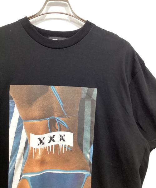 GOD SELECTION XXX（ゴッドセレクショントリプルエックス）GOD SELECTION XXX (ゴッドセレクショントリプルエックス) プリントTシャツ ブラック サイズ:XLの古着・服飾アイテム