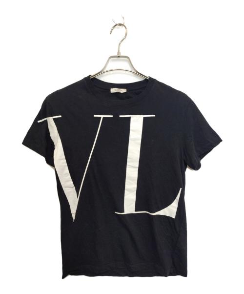 VALENTINO（ヴァレンティノ）VALENTINO (ヴァレンティノ) ロゴTシャツ ブラック サイズ:XSの古着・服飾アイテム