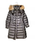 MONCLERモンクレール）の古着「HERMIFUR ダウンコート」｜グレー