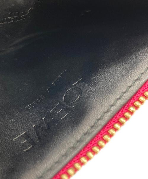 LOEWE（ロエベ）LOEWE (ロエベ) コインカードホルダー ピンクの古着・服飾アイテム