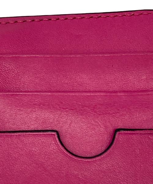 LOEWE（ロエベ）LOEWE (ロエベ) コインカードホルダー ピンクの古着・服飾アイテム
