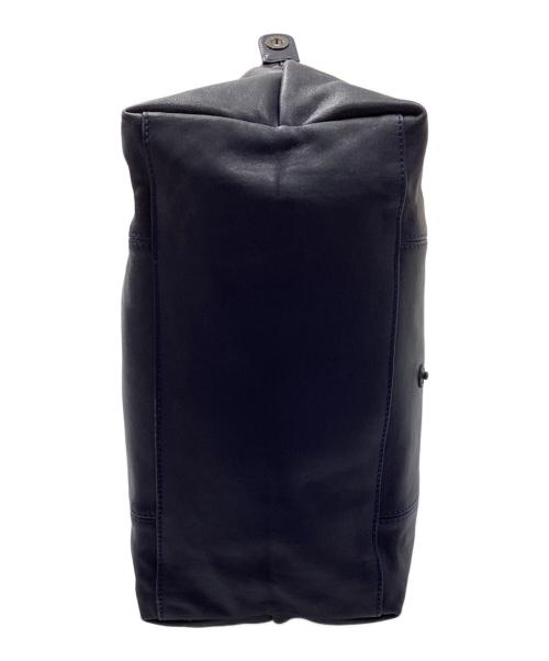 LONGCHAMP（ロンシャン）LONGCHAMP (ロンシャン) ル プリアージュ キュイール 2WAYレザーバッグ ネイビーの古着・服飾アイテム