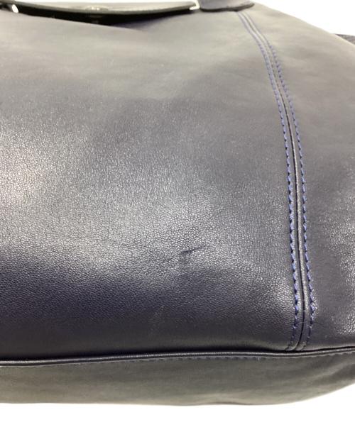 LONGCHAMP（ロンシャン）LONGCHAMP (ロンシャン) ル プリアージュ キュイール 2WAYレザーバッグ ネイビーの古着・服飾アイテム