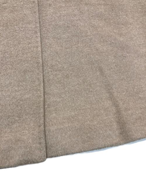 Max Mara Studio（マックスマーラ ストゥディオ）MAX MARA STUDIO (マックスマーラ ストゥディオ) ウールスタンドカラーコート ベージュ サイズ:Ｊ42の古着・服飾アイテム