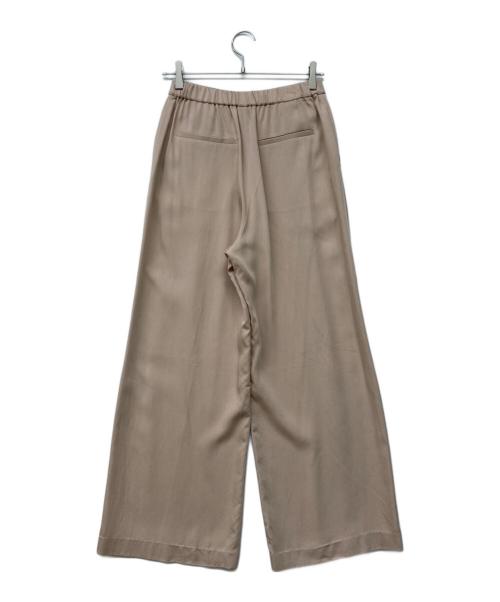 GRACE CONTINENTAL（グレースコンチネンタル）GRACE CONTINENTAL (（グレースコンチネンタル) タックスリットパンツ ベージュ サイズ:36の古着・服飾アイテム