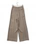 GRACE CONTINENTAL (（グレースコンチネンタル) タックスリットパンツ ベージュ サイズ:36：3500円