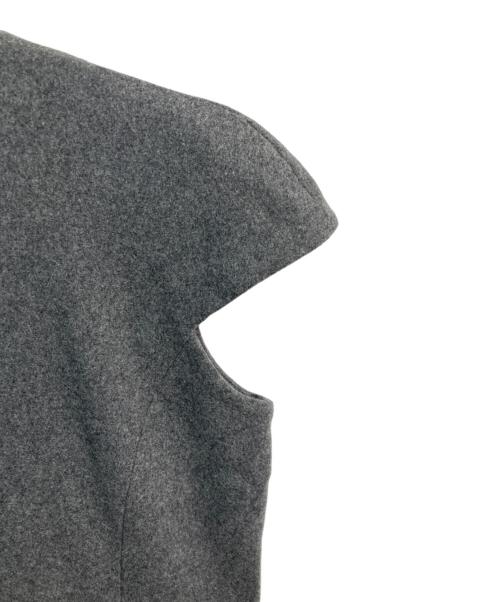 YOKO CHAN（ヨーコチャン）YOKO CHAN (ヨーコチャン) cap sleeve balloon dress　YCD-318-409 グレー サイズ:40の古着・服飾アイテム