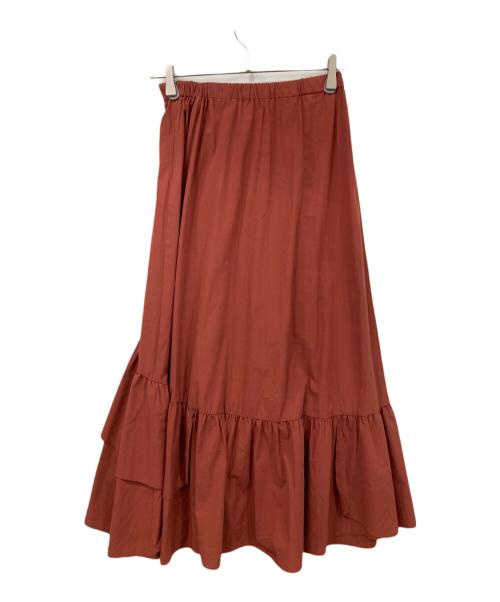 Diagram（ダイアグラム）Diagram (ダイアグラム) フレアイレヘムスカート ブラウン サイズ:SIZE 36の古着・服飾アイテム