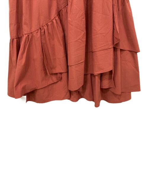 Diagram（ダイアグラム）Diagram (ダイアグラム) フレアイレヘムスカート ブラウン サイズ:SIZE 36の古着・服飾アイテム