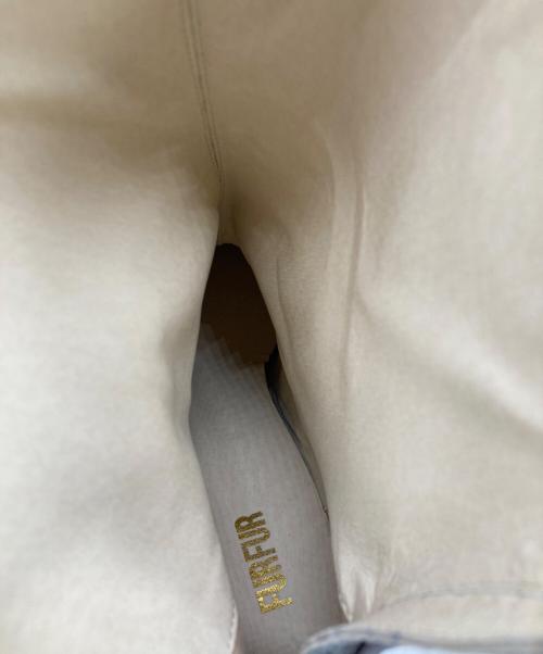 furfur（ファーファー）furfur (ファーファー) 異素材コンビショートブーツ シルバー サイズ:37の古着・服飾アイテム