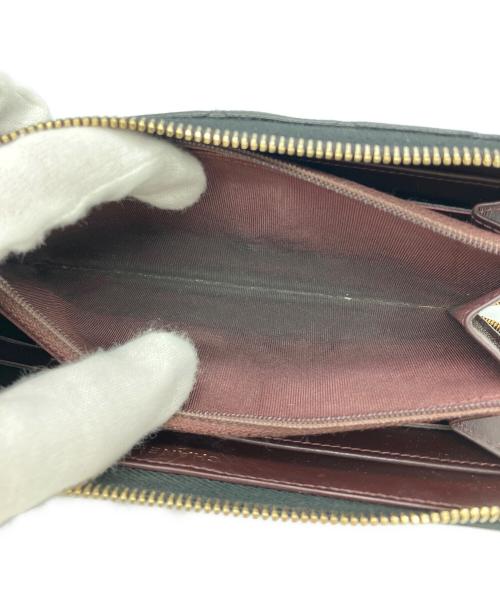 CHANEL（シャネル）CHANEL (シャネル) マトラッセ　キャビアスキン　クラシックラウンドファスナーウォレット　長財布 ブラックの古着・服飾アイテム