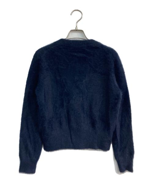 martinique（マルティニーク）martinique (マルティニーク) FOXカシミヤパールカーディガン ネイビー サイズ:Freeの古着・服飾アイテム