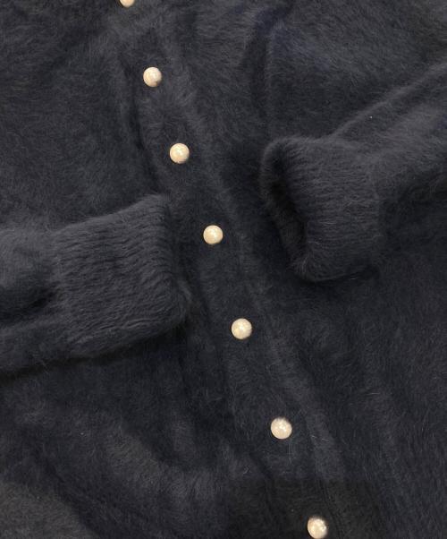 martinique（マルティニーク）martinique (マルティニーク) FOXカシミヤパールカーディガン ネイビー サイズ:Freeの古着・服飾アイテム
