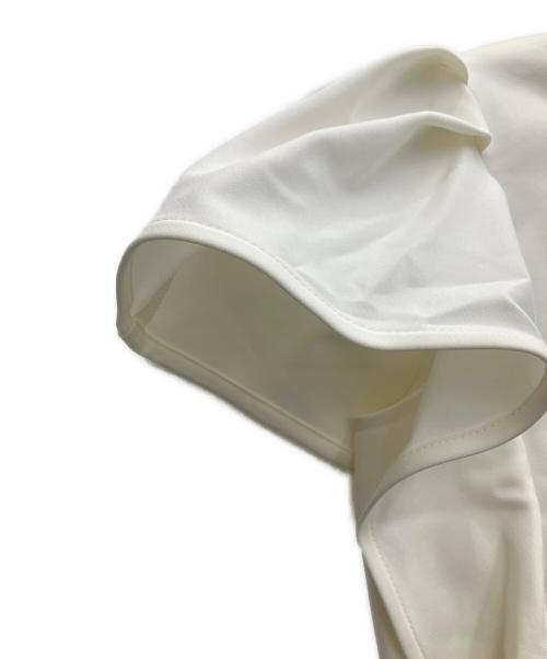 OBLI（オブリ）OBLI (オブリ) フリルダブルクロスブラウス ホワイト サイズ:SIZE Free 未使用品の古着・服飾アイテム