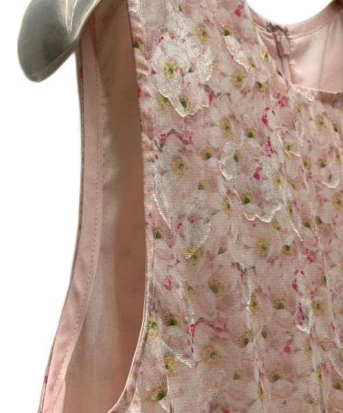 OBLI（オブリ）OBLI (オブリ) ピンクチュールティアードワンピース ピンク サイズ:SIZE1 未使用品の古着・服飾アイテム