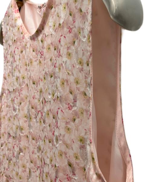 OBLI（オブリ）OBLI (オブリ) ピンクチュールティアードワンピース ピンク サイズ:SIZE1 未使用品の古着・服飾アイテム