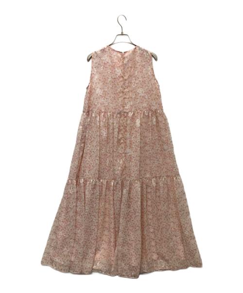 OBLI（オブリ）OBLI (オブリ) ピンクチュールティアードワンピース ピンク サイズ:SIZE1 未使用品の古着・服飾アイテム