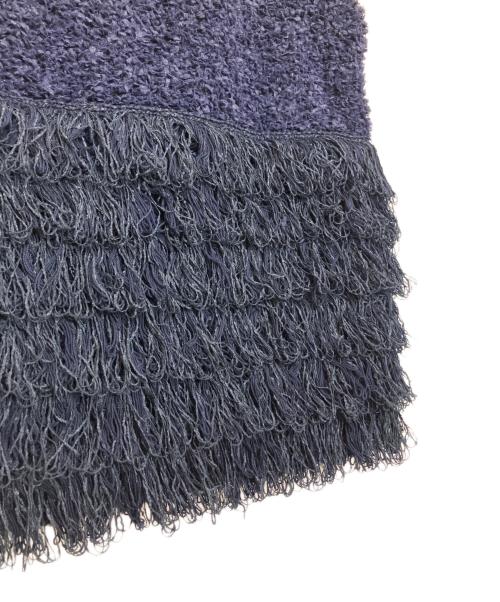 DRAWER（ドゥロワー）DRAWER (ドゥロワー) RESORT2 5Gフリンジニットベスト ネイビー サイズ:FREEの古着・服飾アイテム