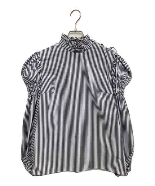 St.cecilia（セントセシリア）St.cecilia (セントセシリア) ダイアナブラウス ブルー サイズ:Freeの古着・服飾アイテム