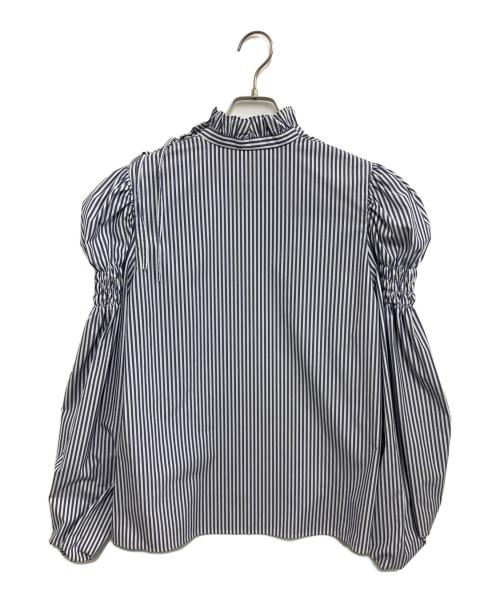 St.cecilia（セントセシリア）St.cecilia (セントセシリア) ダイアナブラウス ブルー サイズ:Freeの古着・服飾アイテム