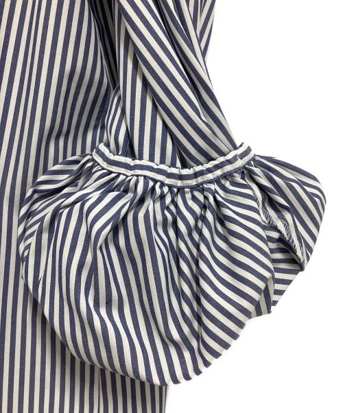 St.cecilia（セントセシリア）St.cecilia (セントセシリア) ダイアナブラウス ブルー サイズ:Freeの古着・服飾アイテム