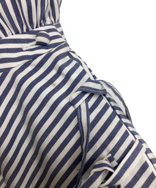 St.cecilia（セントセシリア）St.cecilia (セントセシリア) ダイアナブラウス ブルー サイズ:Freeの古着・服飾アイテム