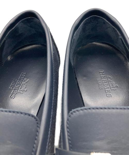 HERMES（エルメス）HERMES (エルメス) モカシン ロワイヤル インディゴ サイズ:35の古着・服飾アイテム