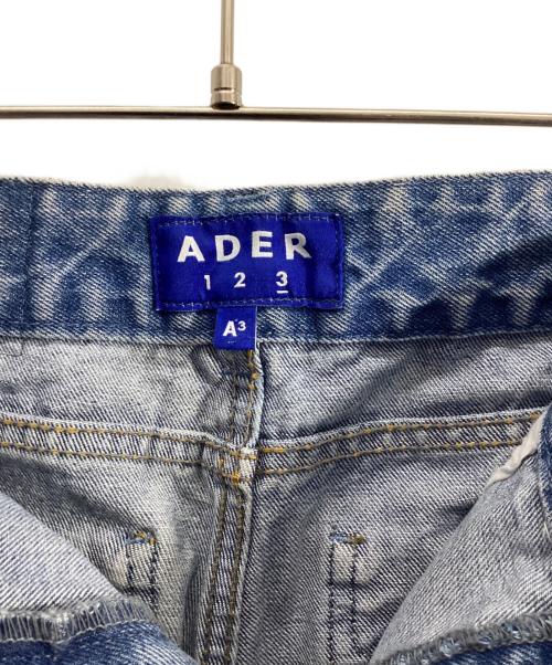 ADERERROR（アーダーエラー）ADERERROR (アーダーエラー) サイドラインデニムパンツ インディゴ サイズ:3の古着・服飾アイテム