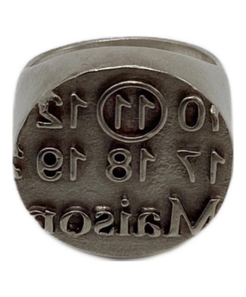 Maison Margiela（メゾンマルジェラ）Maison Margiela (メゾンマルジェラ) ナンバリングシグネットリング サイズ:21号の古着・服飾アイテム