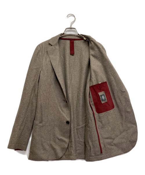 eleventy（イレブンティ）eleventy (イレブンティ) テーラードジャケット ブラウン サイズ:44の古着・服飾アイテム