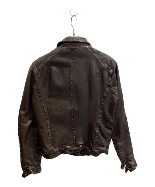 NEIL BARRETT（ニールバレット）NEIL BARRETT (ニールバレット) レザージャケット ブラウン サイズ:Ｓの古着・服飾アイテム