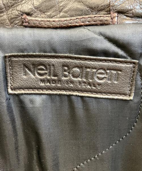 NEIL BARRETT（ニールバレット）NEIL BARRETT (ニールバレット) レザージャケット ブラウン サイズ:Ｓの古着・服飾アイテム