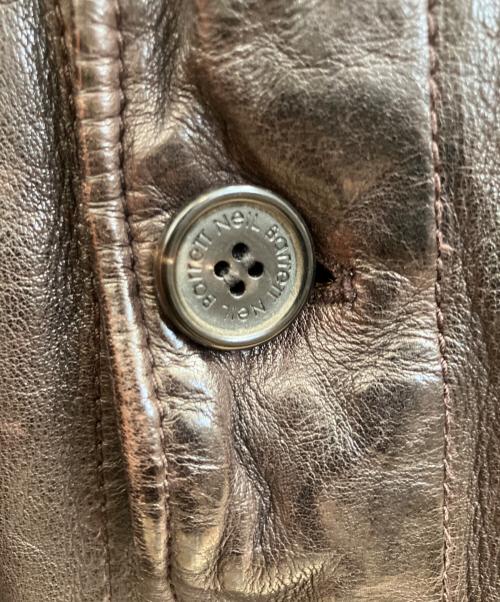 NEIL BARRETT（ニールバレット）NEIL BARRETT (ニールバレット) レザージャケット ブラウン サイズ:Ｓの古着・服飾アイテム