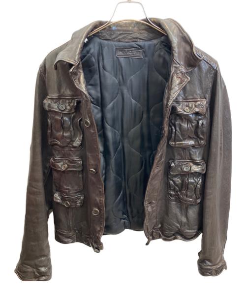 NEIL BARRETT（ニールバレット）NEIL BARRETT (ニールバレット) レザージャケット ブラウン サイズ:Ｓの古着・服飾アイテム