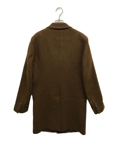 DSQUARED2（ディースクエアード）DSQUARED2 (ディースクエアード) チェスターコート ブラウン サイズ:44の古着・服飾アイテム