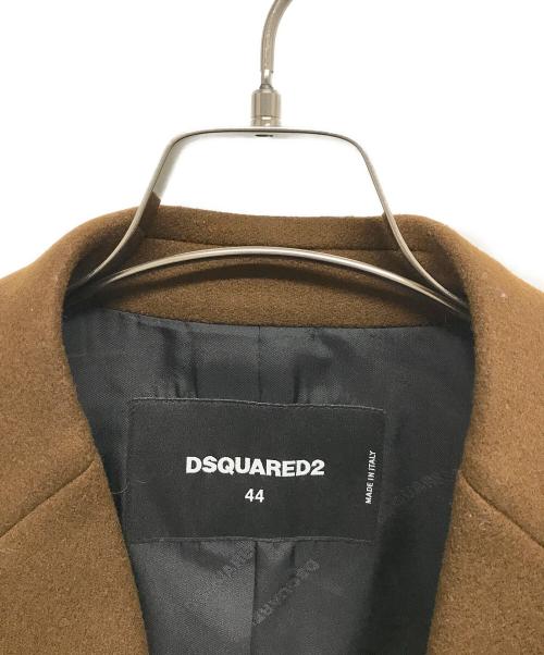 DSQUARED2（ディースクエアード）DSQUARED2 (ディースクエアード) チェスターコート ブラウン サイズ:44の古着・服飾アイテム