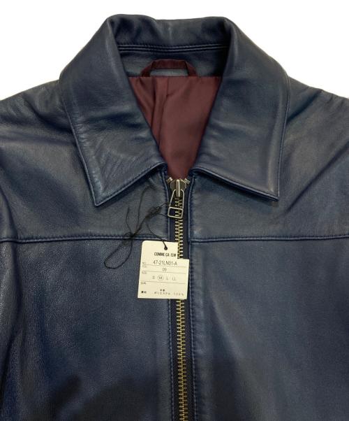 COMME CA ISM（コムサイズム）COMME CA ISM (コムサイズム) シングルレザージャケット ネイビー サイズ:Mの古着・服飾アイテム
