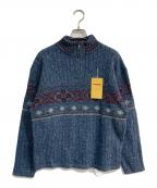 McGREGORマクレガー）の古着「シルクブレンドハーフジップニット」｜ネイビー