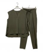 Pinky & Dianneピンキーアンドダイアン）の古着「セットアップ」｜カーキ